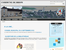 Tablet Screenshot of brion-yonne.fr